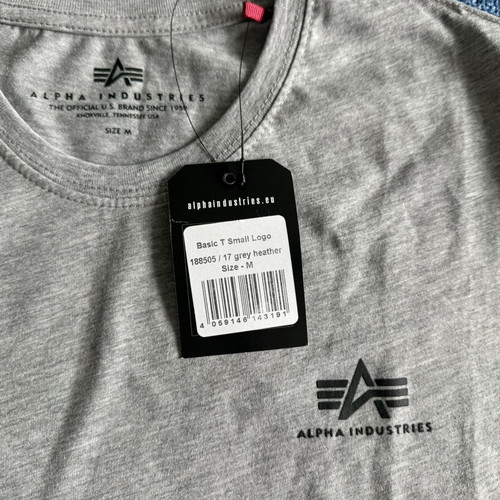Alpha Industries Small Logo Basic T-Shirt new, sizes M/L/XL/2XL