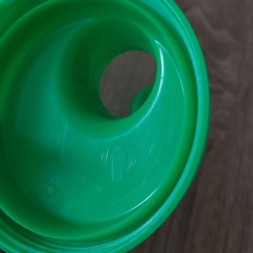 Prozis protein shaker like new, 400ml green with measuring cap