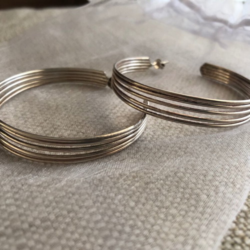 Hoop earrings used silver from Ioannina