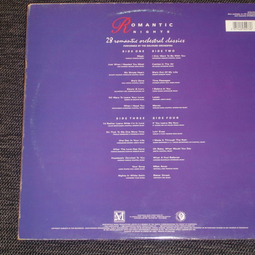 Romantic Nights double LP used