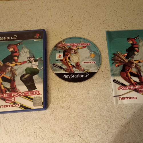Alpine Racer 3 PS2 game used, Greek edition with manual