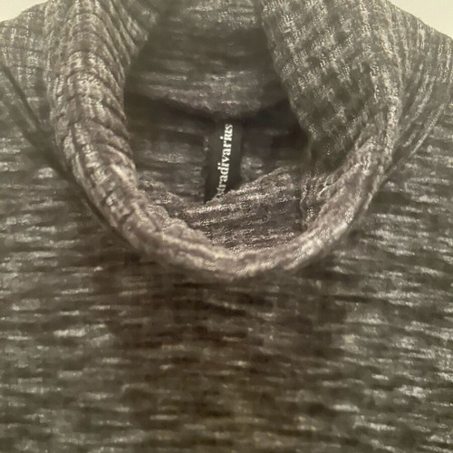 Stradivarius Dress S like new, grey ribbed casual