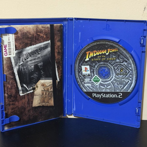 Indiana Jones and the Staff of Kings PS2 game, good condition