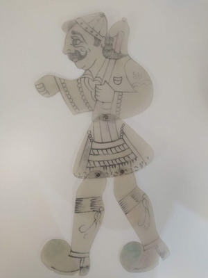 Karagiozis figure used, very old and large