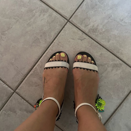 Miss KG sandal used, white, size 37