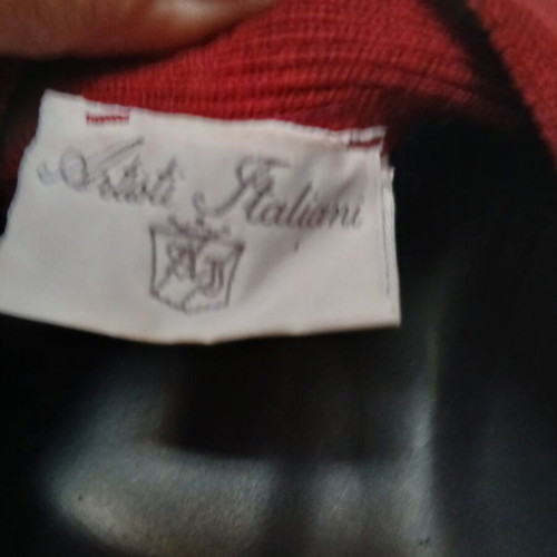 Artisti Italiani women's cardigan used, burgundy, size M