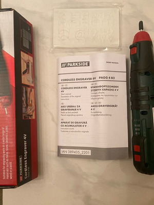 Επαναφορτιζόμενο εργαλείο χάραξης Parkside με αξεσουάρ
