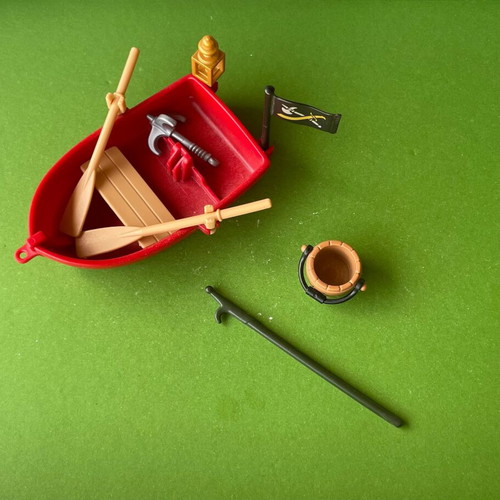 Playmobil pirate boat like new