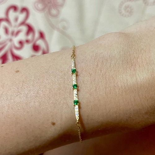 Gold plated 925 bracelet new