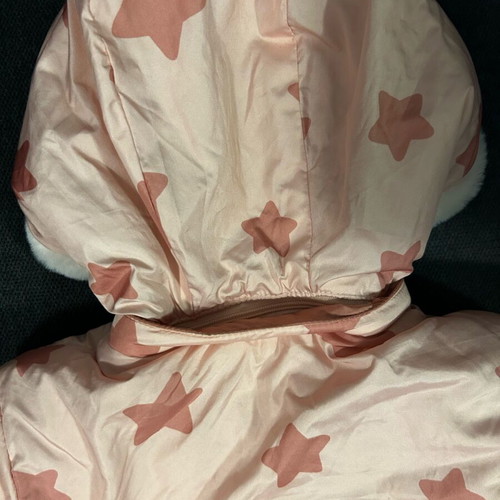 Mayoral pink jacket with stars 18 months like new, 86cm