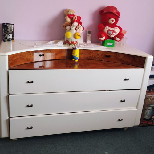 Bedroom vanity dresser used 1.29m x 0.78m with storage drawers