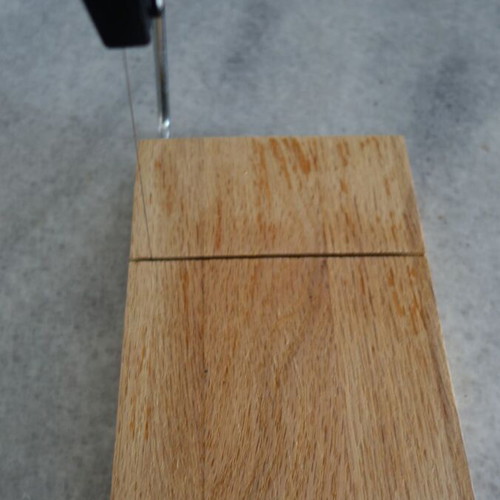 Wooden cheese cutter used
