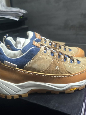 Polo Ralph Lauren Harmon sneakers new, leather-denim size 42