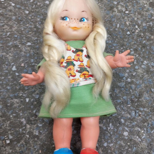 Doll Pippi the Freckled Used