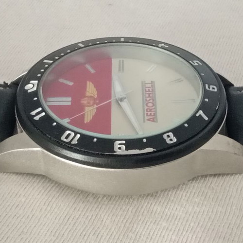 AeroShell Promotional Wristwatch used, analog Quartz
