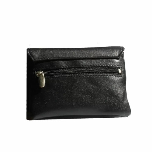 Over Top leather tobacco pouch black new