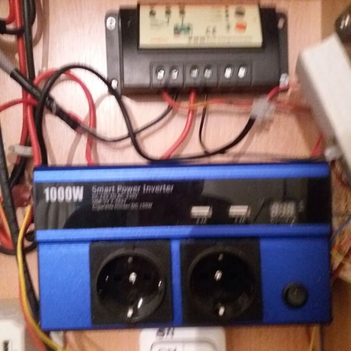 Solar panels, inverters, regulators and battery like new