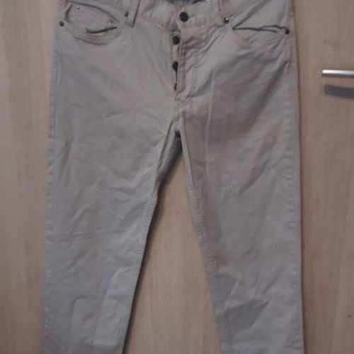 H&M men's pants used, slim fit, gray, size S
