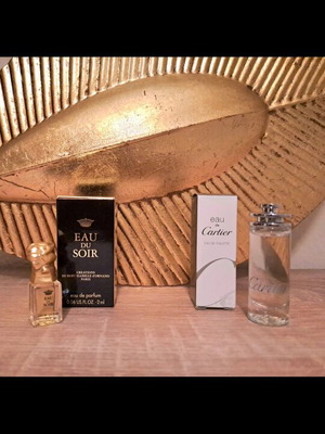 Cartier Eau De Cartier Pour Femme και Eau Du Soir Vintage Μινιατούρες Νέες