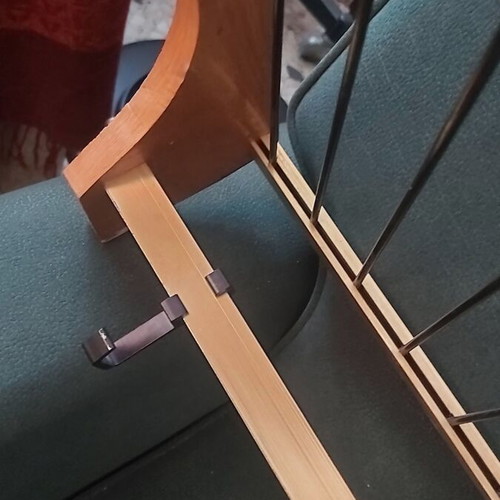 Vintage wall coat rack with integrated hat shelf Mid-Century Modern 50s-60s like new