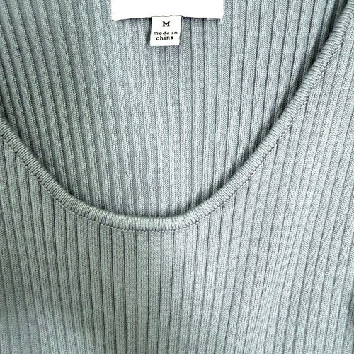 Blue Midi Dress Medium Used Fitted With Side Button
