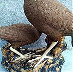  Vintage πουλιά γύψινη φιγούρα