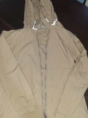 Pull & Bear Windbreaker Jacket size 40 beige like new