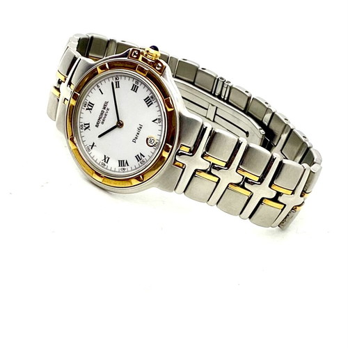 Raymond Weil Parsifal 18k gold automatic watch 36 mm used