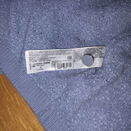 Mango cardigan like new, gray and blue, size S/M