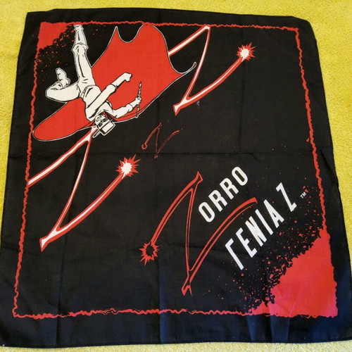 Zorro kids scarf new, multicolor, 50×50cm, 100% cotton