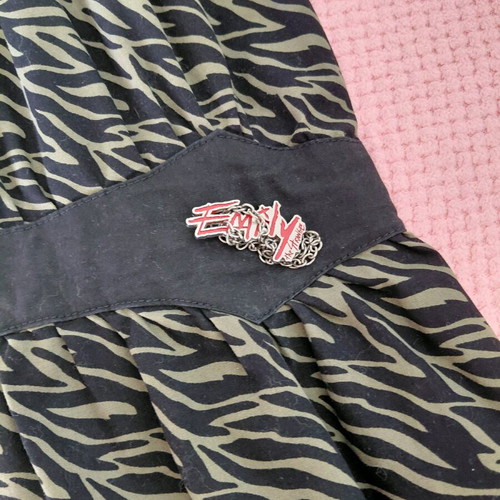 Emily The Strange 90s dress medium, like new, black