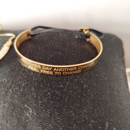 Women's bracelets used with crystals and adjustable cuff bracelet