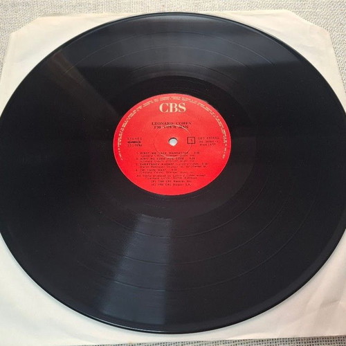 Leonard Cohen I'm Your Man LP used, rock