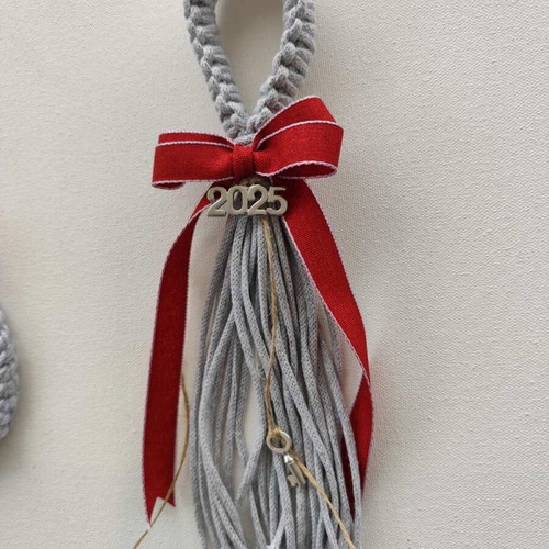 Christmas Macrame Charms Handmade, New