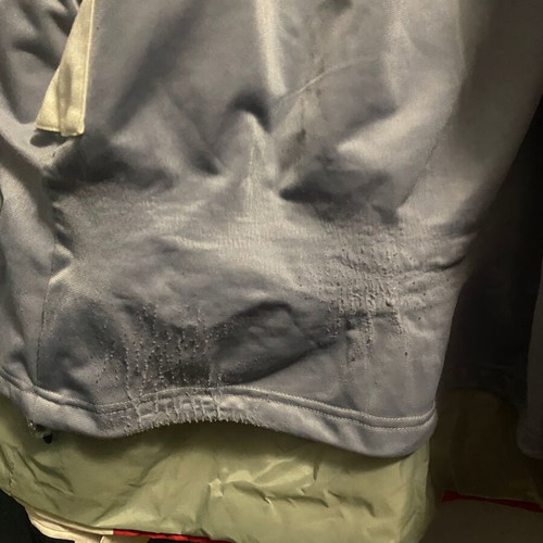 Windbreaker jacket used, red, size M