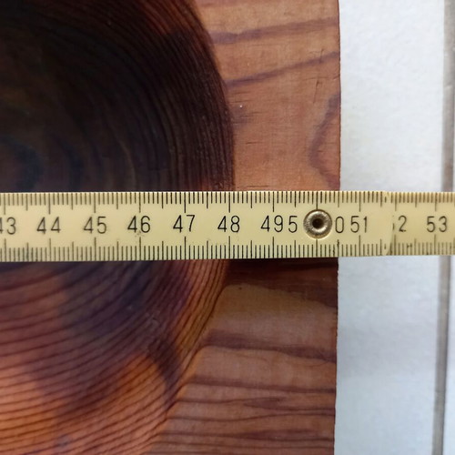 Traditional wooden dough bowl for two round loaves - ideal also for decoration