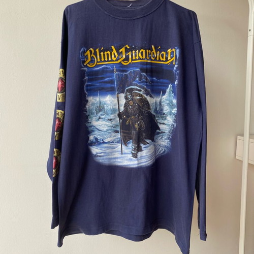 Blind Guardian long-sleeve vintage ’98 shirt like new, size XL, blue