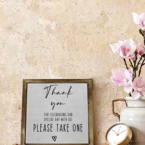 Wedding signs set of 2, like new