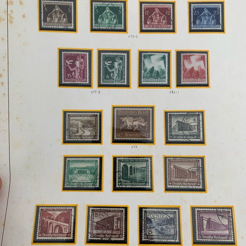 German stamps 1920-1995 lux and used in 150 pages