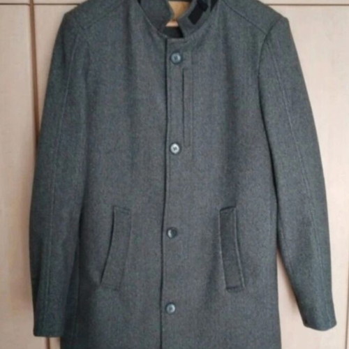 Men's winter coat like new, dark gray, size M