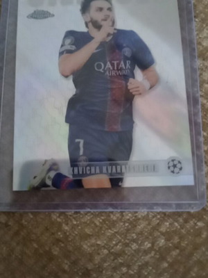 Topps Chrome Khvicha Kvaratskhelia Silenced αυτοκόλλητο