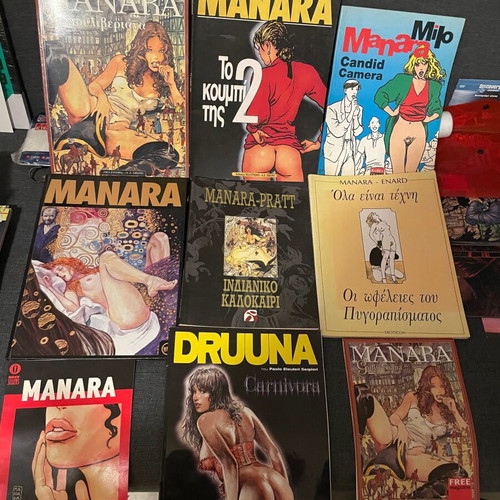 Manara comics like new, 8 issues