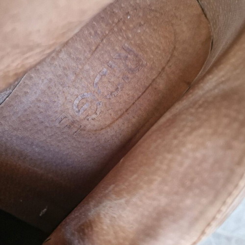 Suede leather boots like new, brown, size 42