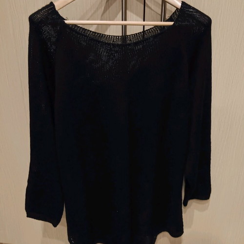 Parabita knitted blouse like new, black, size XXL