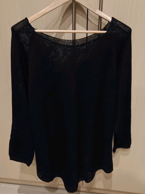 Parabita knitted blouse like new, black, size XXL