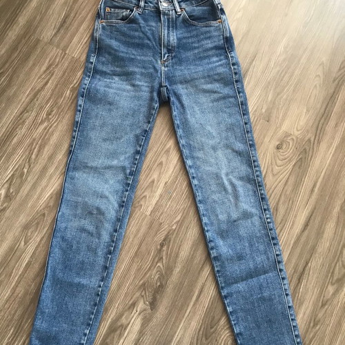 Massimo Dutti High Waisted Mom Jeans Size 34 XS Like New, Blue