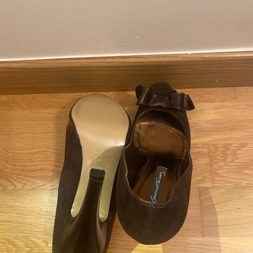 Peep Toe Chaniotakis like new, brown, size 37