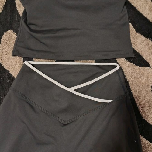 Set Leggings Flared Pants And Top Medium Like New