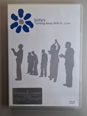 James Getting Away With It... Live DVD like new, rock