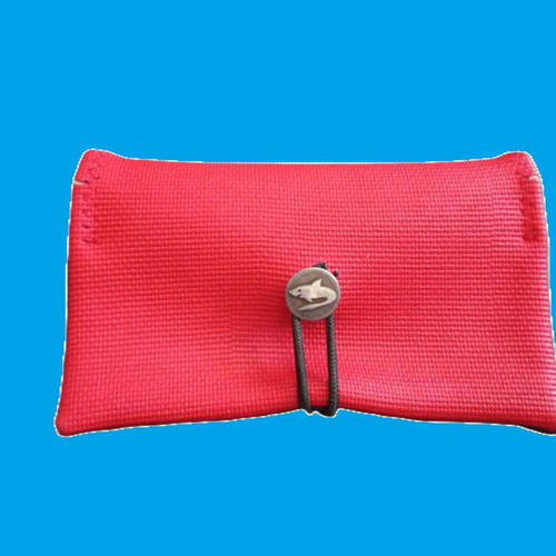Simona red cigarette tobacco case used